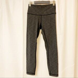 Lululemon Athletica Space Grey High Times Leggings Size 6